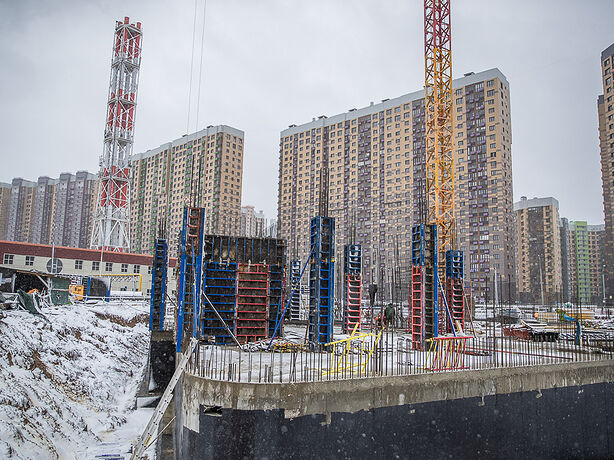 Строительство поликлиники в микрорайоне Новая Трехгорка выполнено на 7% Строительство поликлиники в микрорайоне Новая Трехгорка выполнено на 7%